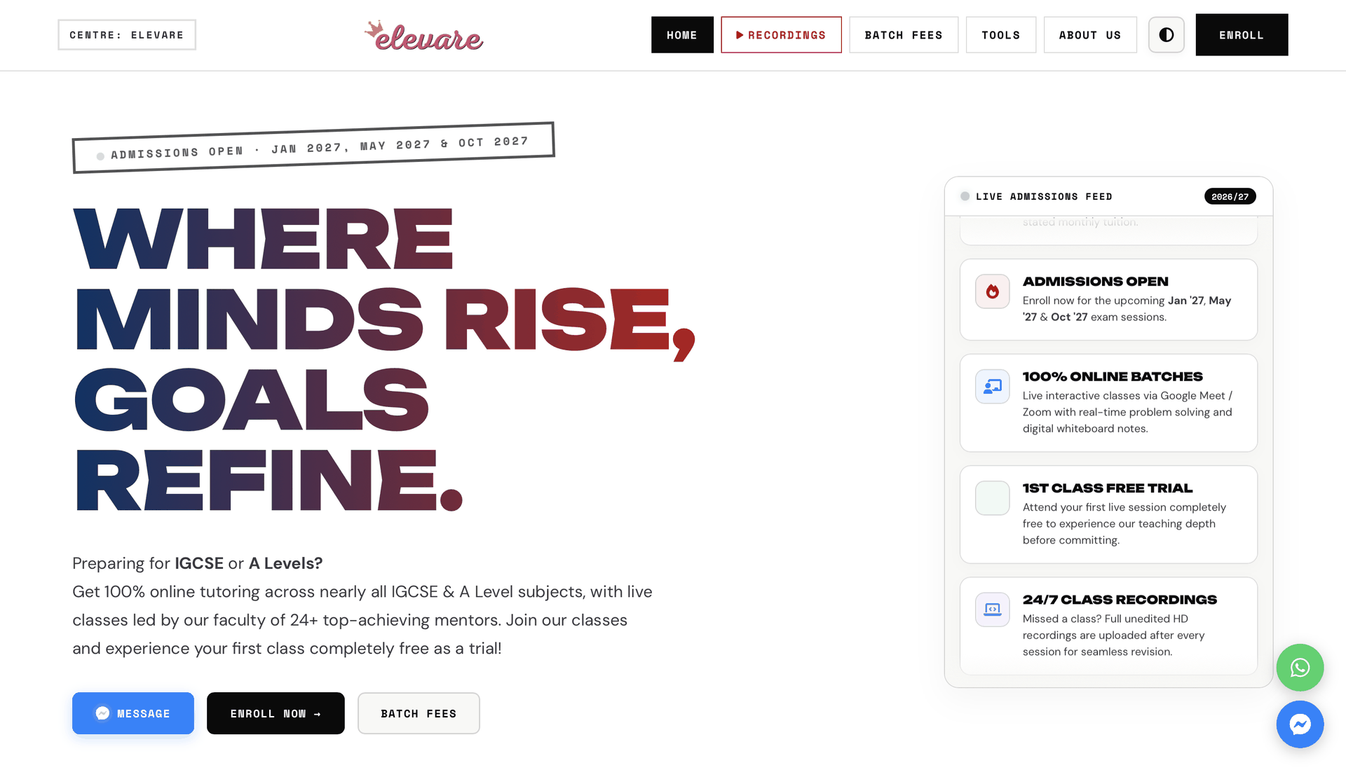 Elevare Platform Screenshot 1